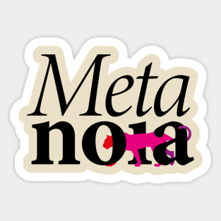 META-NOIA Sticker